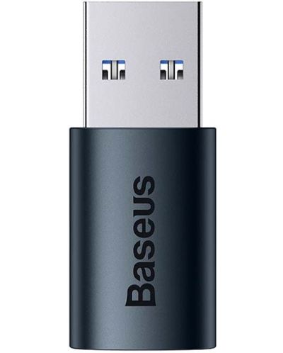 Адаптер Baseus - Ingenuity, USB-A/USB-C, тъмносин - 2
