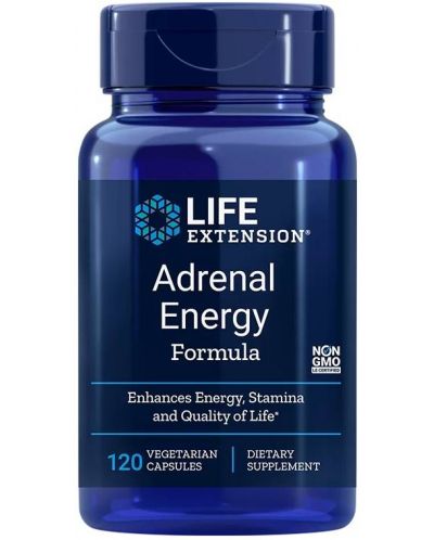 Adrenal Energy Formula, 120 веге капсули, Life Extension - 1