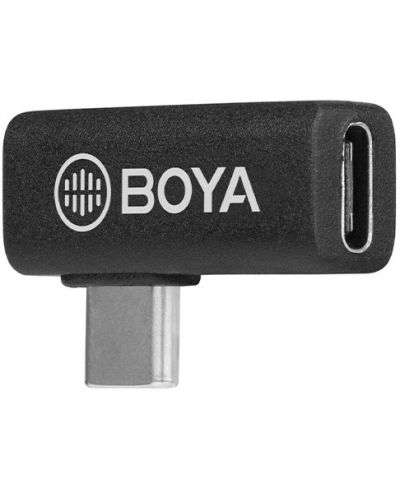 Адаптер Boya - BY-K5, Type-C/Type-C, черен - 3