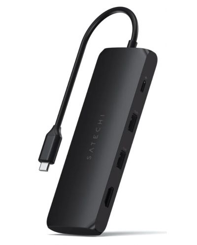 Адаптер Satechi - ST-UCHSEK, USB-C/MultiPort, черен - 3