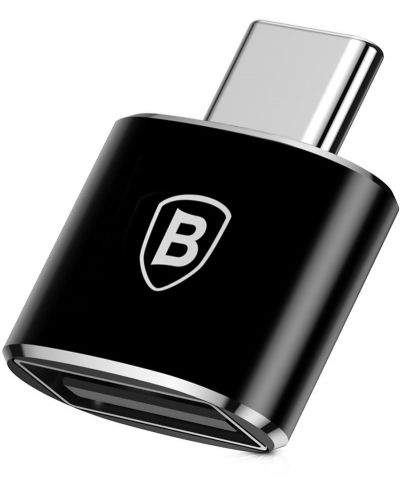 Адаптер Baseus - CATOTG-01, USB-C/USB-A, черен - 3