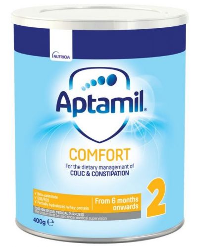 Преходно мляко Aptamil - Comfort 2, опаковка 400 g - 1