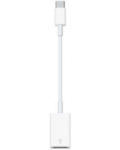 Адаптер Apple - mj1m2zm/a, USB-C/USB-A, бял - 1
