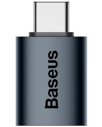 Адаптер Baseus - Ingenuity, USB-C/USB-A, тъмносин - 1