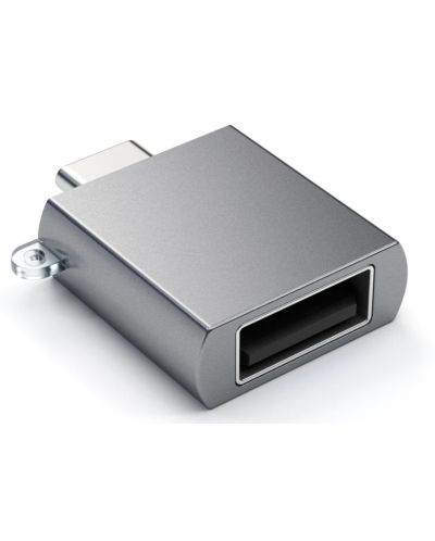 Адаптер Satechi - ST-TCUAM, USB-C/USB-A, сив - 1