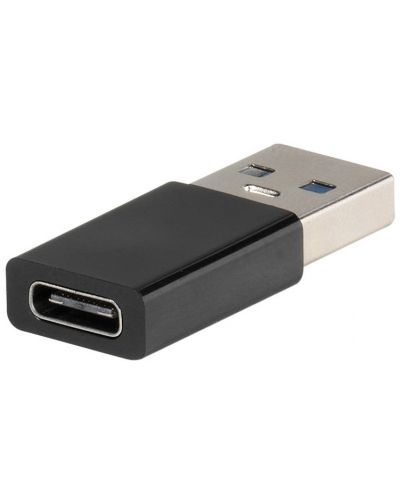 Адаптер Vivanco - 45351, USB-A/USB-C, черен - 2