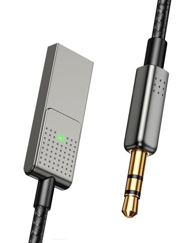 Адаптер Xmart - Bluetooth 5.1/USB-A/жак 3.5 mm, черен - 2