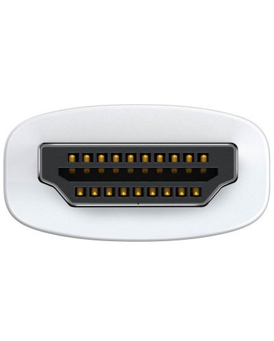 Адаптер Baseus - Lite WKQX010102, HDMI/VGA, бял - 5