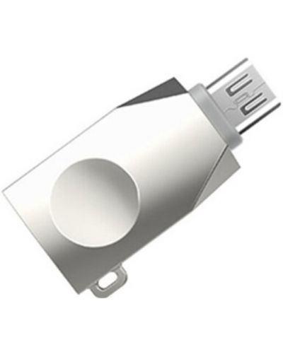 Адаптер Hoco - UA10 OTG, Micro USB/USB-A, сребрист - 4