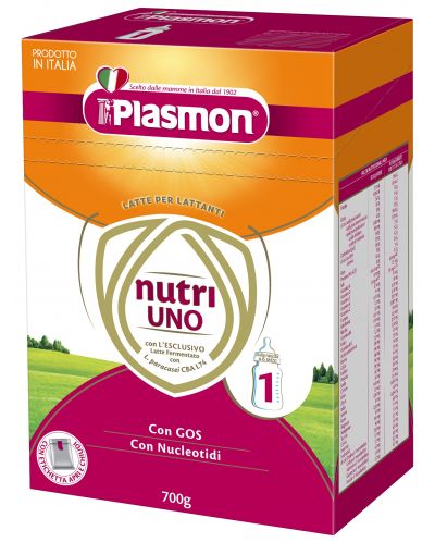 Адаптирано мляко Plasmon - Nutri-Uno 1, 700 g - 1