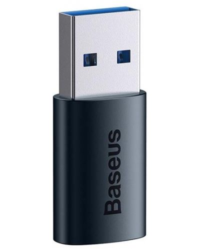 Адаптер Baseus - Ingenuity, USB-A/USB-C, тъмносин - 1