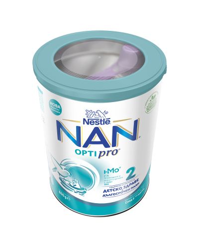 Преходно мляко на прах Nestle Nan - OptiPro 2, опаковка 800 g - 4