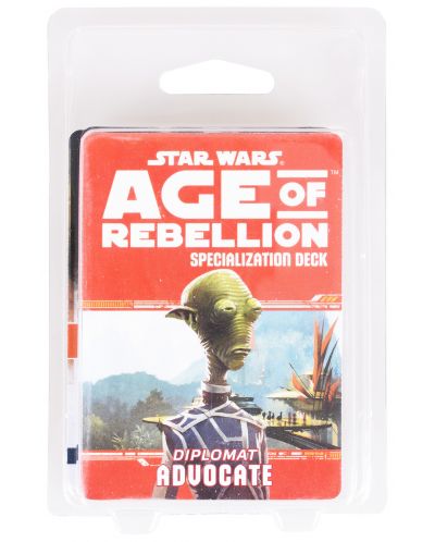 Допълнение за ролева игра Star Wars: Age of Rebellion - Advocate Specialization Deck - 2