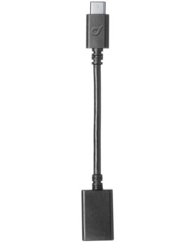 Адаптер Cellularline - 3731, USB-С/USB-A, черен - 1