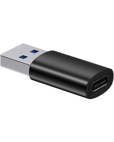 Адаптер Baseus - Ingenuity OTG, USB-A/USB-C, черен - 3