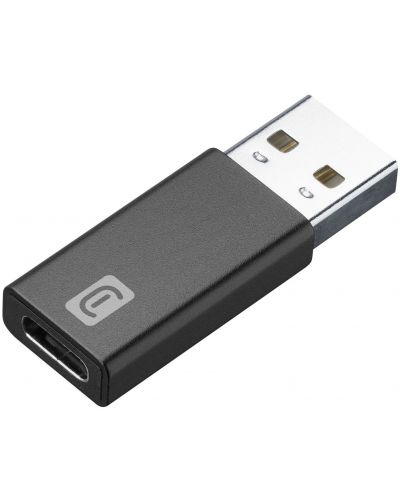 Адаптер за кола Cellularline - 7968, USB-C/USB-A, черен - 1