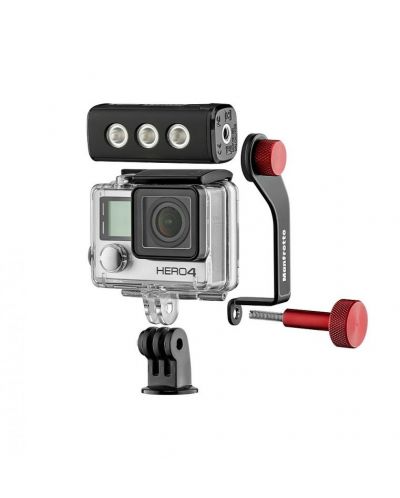 Адаптер Manfrotto - GoPro, 1/4", черен - 4