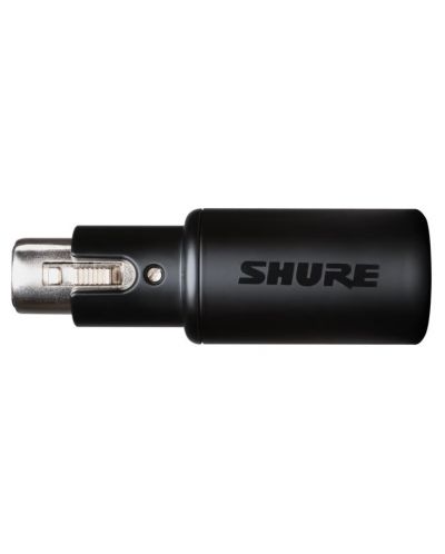 Адаптер за микрофон Shure - MVX2U, XLR/USB, черен - 3