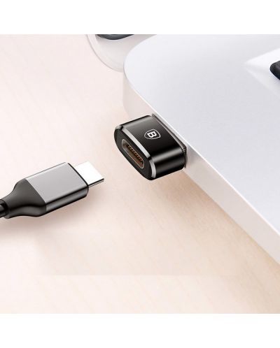 Адаптер Baseus - CAAOTG-01, USB-A/USB-C, черен - 6