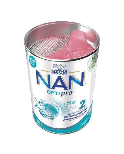 Преходно мляко на прах Nestle Nan - OptiPro 2, опаковка 400 g - 5
