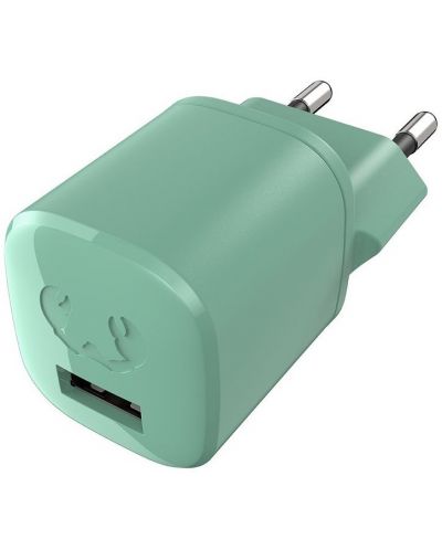 Зарядно устройство Fresh N Rebel - Mini, USB-A, 12W, зелено - 1