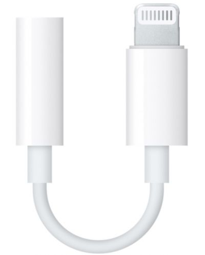 Адаптер Apple  - Lightning/жак 3.5 mm, бял - 2