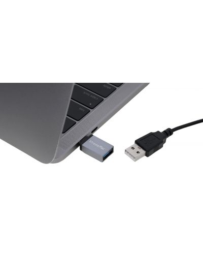 Адаптер XtremeMac - XWH-ACA-13, USB-C/USB-A, черен - 2
