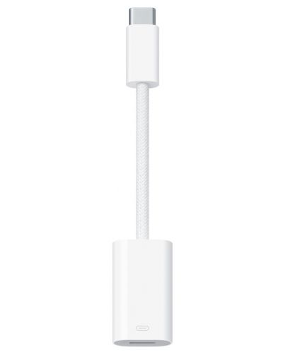 Адаптер Apple - muqx3zm/a, USB-C/Lightning, бял - 1