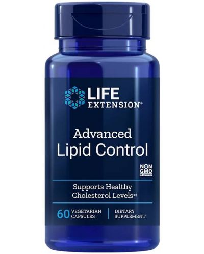 Advanced Lipid Control, 60 веге капсули, Life Extension - 1