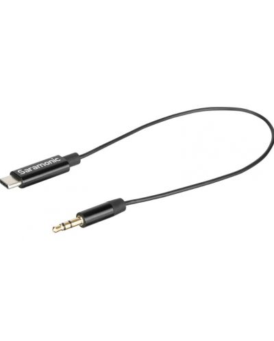 Адаптер Saramonic - SR-C2000, 3.5 mm/USB-C, 0.2 m, черен - 2