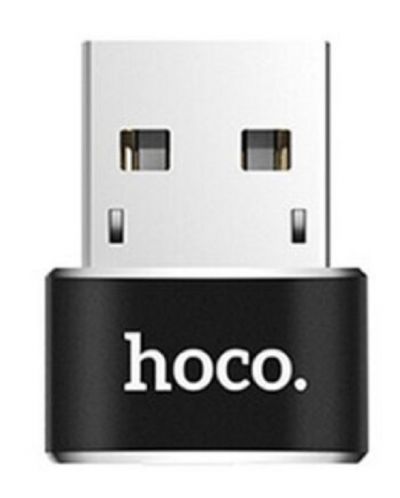 Адаптер Hoco - UA6, USB-C/USB-A, черен - 1
