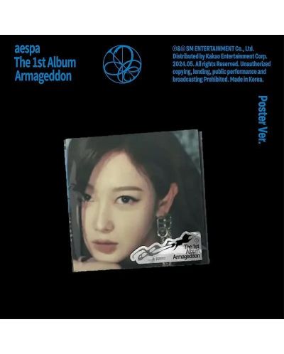 Aespa - Armageddon, Poster Giselle Version (CD Box) - 3