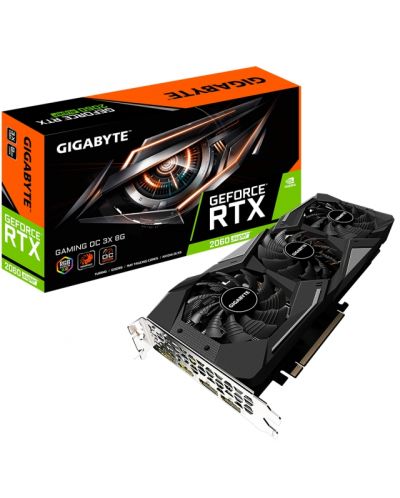 Видеокарта Gigabyte - GeForce RTX 2060 SUPER GAMING, 8 GB, GDDR6 - 1