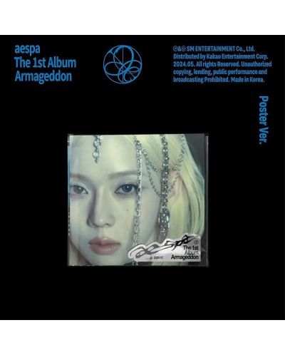 Aespa - Armageddon, Poster Winter Version (CD Box) - 3