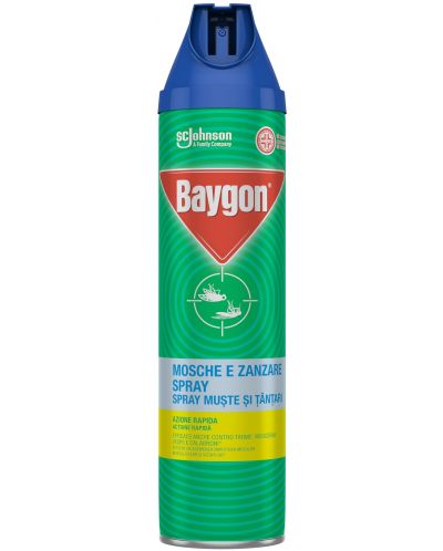 Baygon Аерозол срещу летящи насекоми, 400 ml - 1