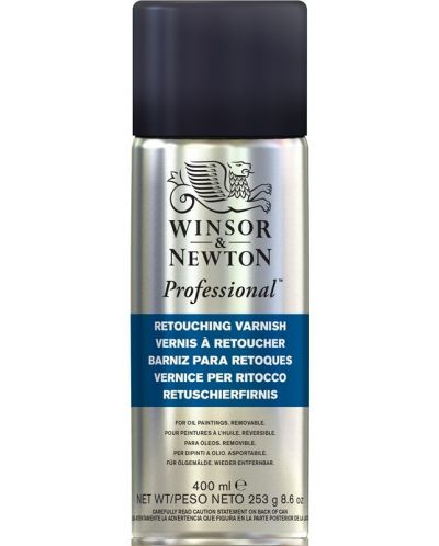 Аерозолен ретуш лак Winsor & Newton - 400 ml - 1