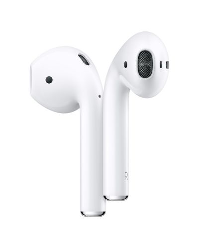 Слушалки Apple AirPods2 with Wireless Charging Case - бели - 1