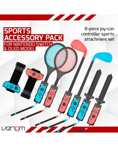 Комплект аксесоари Venom - Sports Accessory Pack (Nintendo Switch) - 3