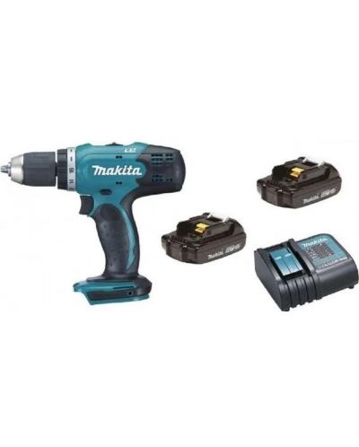 Акумулаторен винтоверт Makita - DDF453SYX4, 18V, 2x1.5 Ah - 3