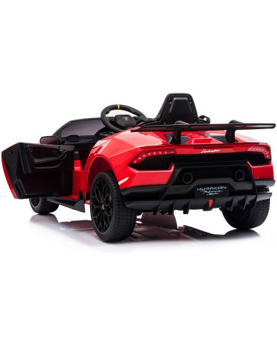 Акумулаторна кола Chipolino - Lamborghini Huracan, червена, с EVA гуми - 5