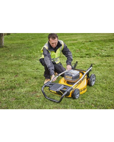 Акумулаторна косачка DeWALT - DCMW564P2, 2x18V, с 2 батерии и зарядно - 8