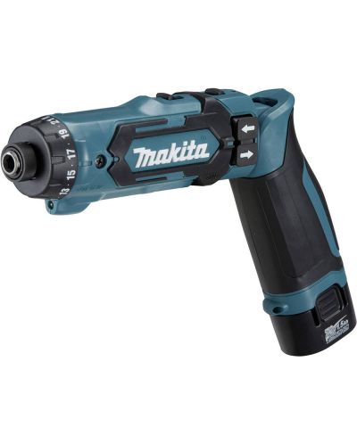 Акумулаторен винтоверт Makita - DF012DSE, 7.2V, 1.5 Ah, 2xBL0715 - 3