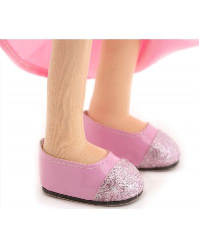 Аксесоари за кукла Orange Toys Sweet Sisters - Розови обувки, чанта и лилав кичур - 5