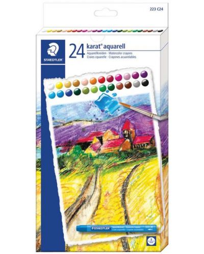Акварелни пастели Staedtler Design Journey - 24 цвята - 1