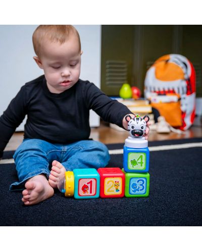 Активна играчка Baby Einstein - Кубчета, Add & Stack, 6 части - 3