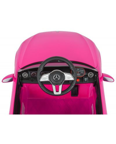Акумулаторна кола Moni - Mercedes Benz CLS 350, розова - 6
