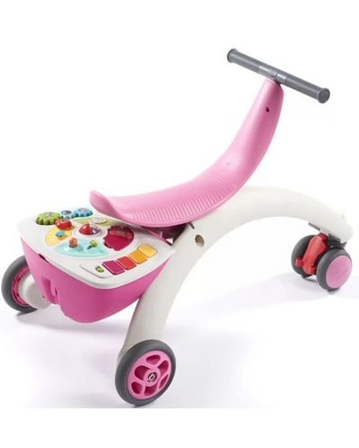 Активно-двигателна играчка 5 в 1 Tiny Love - Walk Behind & Ride-on, розова - 3