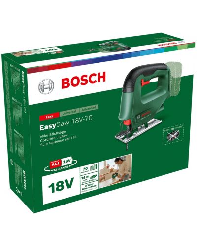 Акумулаторен прободен трион Bosch - EasySaw 18V, 7 cm, 0-2 000 min-1 - 3