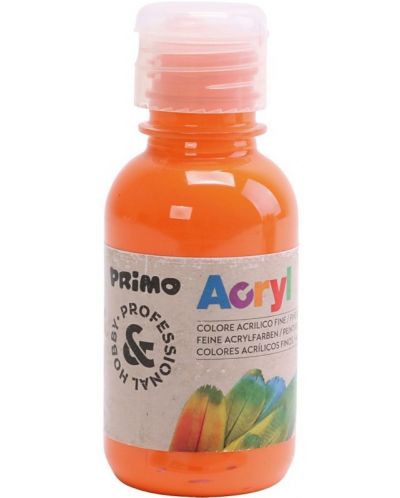 Акрилна боя Primo H&P - Оранжева, 125 ml, в бутилка - 1