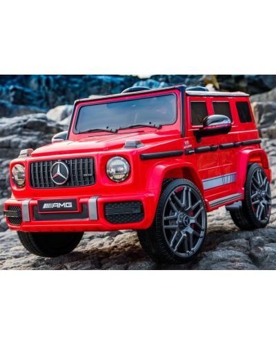 Акумулаторна кола Chipolino - Mercedes G63 AMG, червена - 1